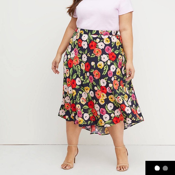 Lane Bryant Dresses & Skirts - 🎉HP🎉NWT! Lane Bryant floral rayon skirt. 18/20